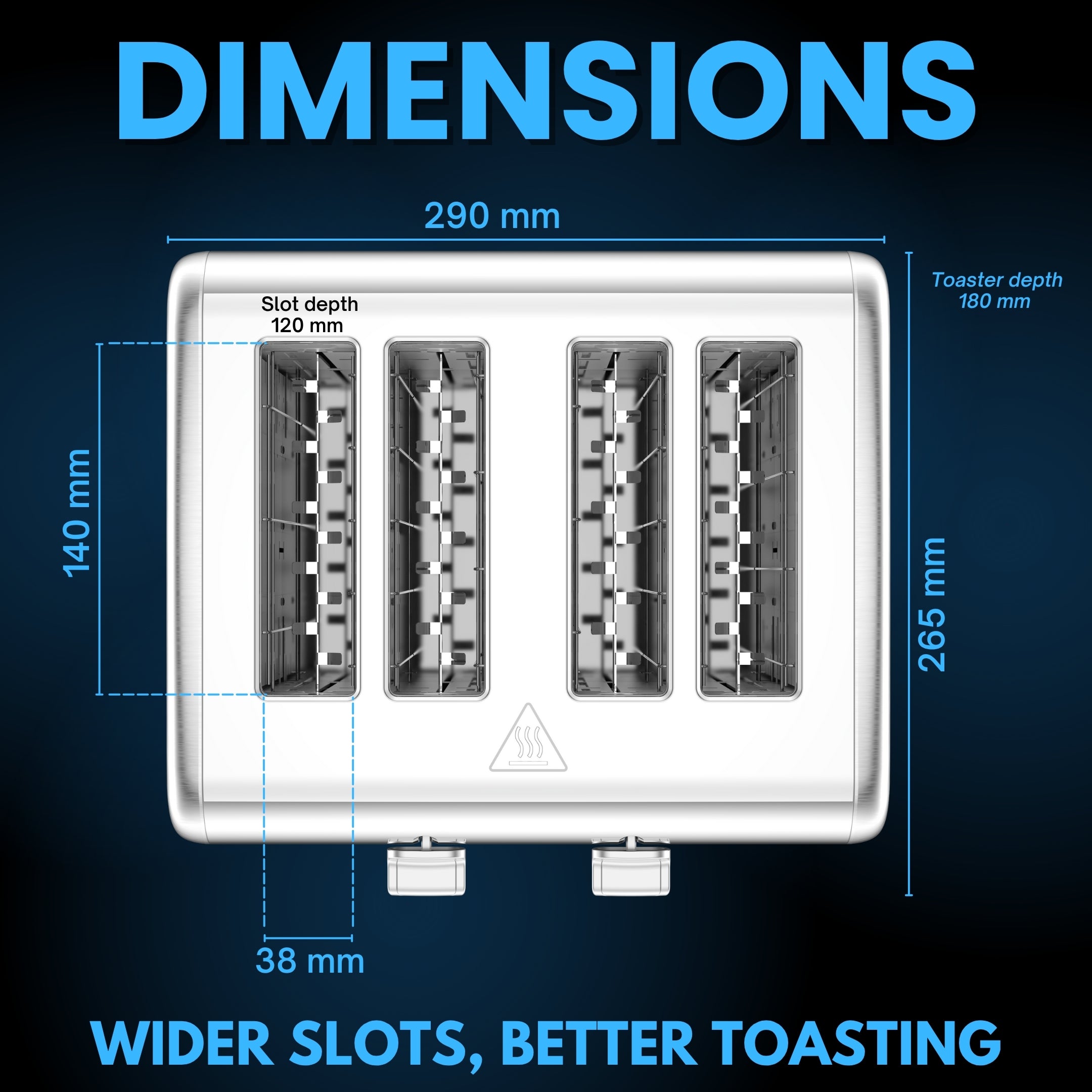 Toastley 4 Slice Smart Toaster