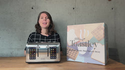 Image of Toastley 4 Slice Smart Toaster, Silver